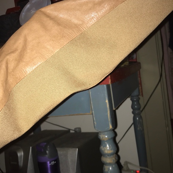 CUTE leather tan jacket/blazer - Picture 3 of 6